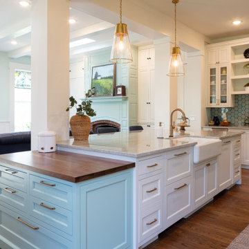 Robin’s Egg Designer Kitchen
