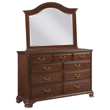 Kincaid Furniture Hadleigh Drawer Dresser With Landscape Mirror