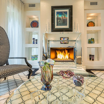 Art Collector's Colorful Home