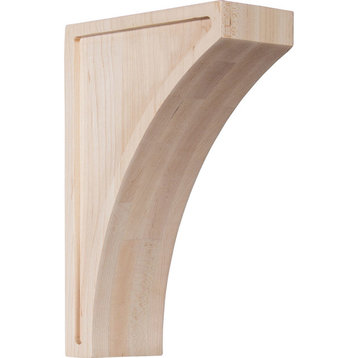 3"W x 6 1/2"D x 10"H Large Lawson Wood Corbel, Maple