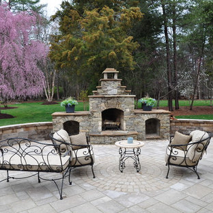 Outdoor Fireplace in Centreville
