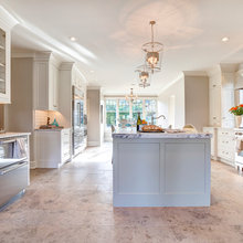 countertop - white pearl silver honed