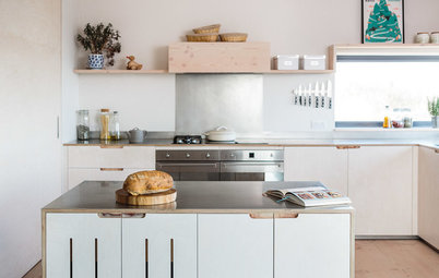 Kitchen of the Week: An Ecofriendly Plywood Kitchen in the Cotswolds