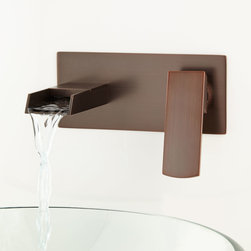 BROEG WALL-MOUNT WATERFALL FAUCET - Bathroom Sink Faucets