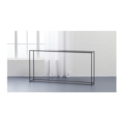 mill console table | CB2 - Dining Tables