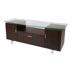Katie Credenza | Ebony Wood - Storage Cabinets