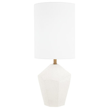 Ashburn Tall 1 Light Table Lamp, Patina Brass
