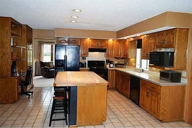 Beautiful Kitchen Transformation Done In A Mission Door in Pearl