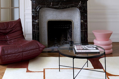 Idée de décoration pour un salon minimaliste.