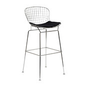 CAD Steel Metal Bar Stool, Black