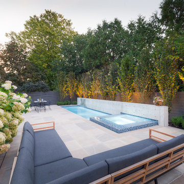 A "Quick Dip" - Custom Concrete Pool & Spa