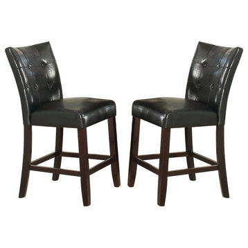 Dining Room Counter Height Chairs, Black