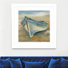 Giant Art 30x30 Low Tide Matted and Framed in Pink