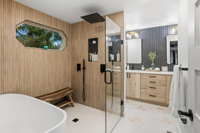 Modernes Badezimmer in Seattle