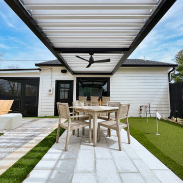 Pergola in Kentucky: Entertainment Oasis for Midwestern Residential Courtyards