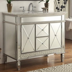 Mirrored Bathroom Vanities - Bathroom Vanities And Sink Consoles