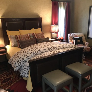 Rustic Bohemian Guest Bedroom