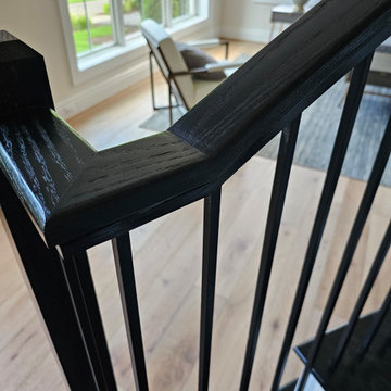 Project #130 | Curved Staircase with Wraparound Balcony