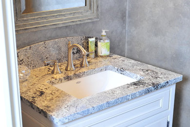 Inspiration for a transitional bathroom remodel in Wichita