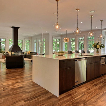 Organik Charm Hardwood Flooring - Kitchen