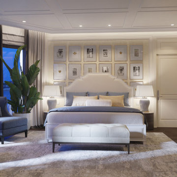 Traditional style Bedroom Suite in a Private Residence