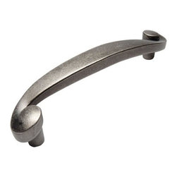 Cosmas - Cosmas 776WN Weathered Nickel Swirl Cabinet Pull, 3-3/4" Hole Centers, Set of 25 - Cabinet And Drawer Handle Pulls