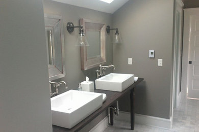 Inspiration for a transitional bathroom remodel in Denver
