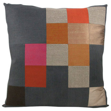 Harker Gray Decorative Pillow, 20"x20"
