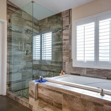 Master bath Tumbling Pebble