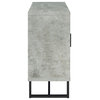 Abelardo 3-drawer Accent Cabinet Weathered Oak and Cement