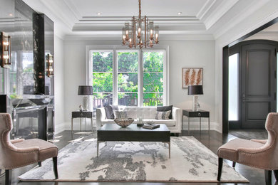 Inspiration for a living room remodel in New York