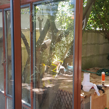 Abri de jardin style "verrière"