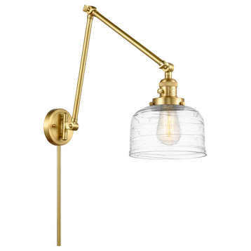 Innovations Lighting 238-30-8 Bell Sconce Bell 30" Tall Wall - Satin Gold /