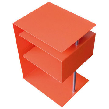 X-Centric Side Table, Orange