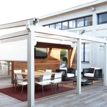 Outdoor Screen Shades: Manual & Motorized