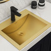 21x17" Brushed Gold Drop-in Bathroom Sink, RVH5110GG