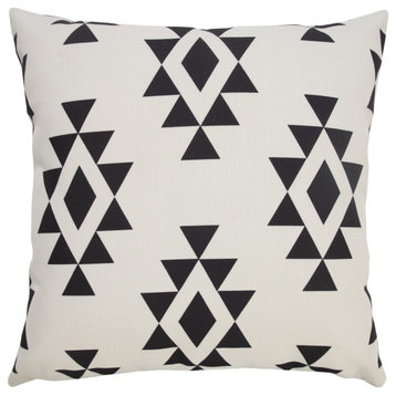 Southwestern Geometric Indoor/Outdoor Throw Pillow, 20" X 20"
