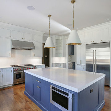 Blue and White Shaker