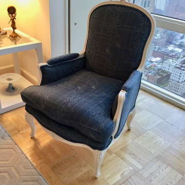 Refinished Bergere Chair