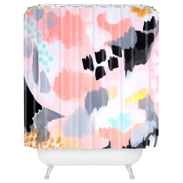 Laura Fedoroqicz Serenity Abstract Shower Curtain, Standard