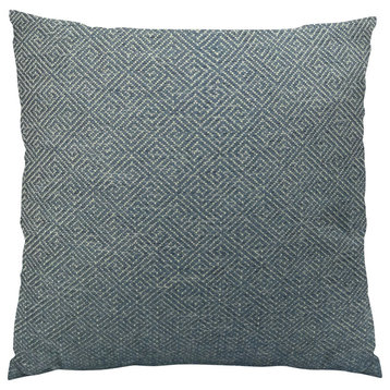 Plutus Textured Blend Handmade Throw Pillow, Double Sided 16"x16"