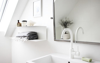 So wirken weiße Badfliesen modern!