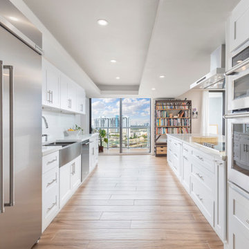 Luxury Kitchen With a Beautiful Balcony, Modern House, Remodeling Ideas