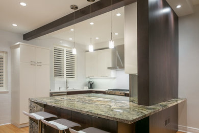 Kitchen - contemporary kitchen idea in Chicago