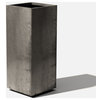 Metallic Series Corten Steel Pedestal Planter, Tall