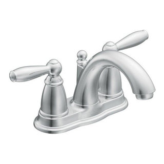 Two Handle Centerset Bathroom Faucet in Polished Brass B2596LF-PB