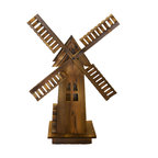 Classic Old-Fashioned Wooden Dutch Windmill