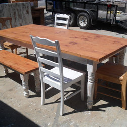 Reclaimed wood table - Dining Tables