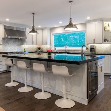 Excellent Kitchen and Living Space Remodeled in McLean, VA