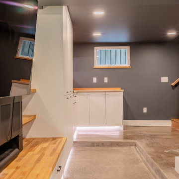 Sunnyside Eclectic Basement Remodel
